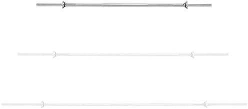 Philosophy Gym 1" Standard Weightlifting Barbell - Strong and Durable for Home or Commercial Use - Suitable for Powerlif