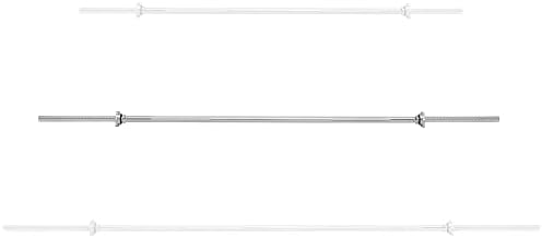 Philosophy Gym 1" Standard Weightlifting Barbell - Strong and Durable for Home or Commercial Use - Suitable for Powerlif