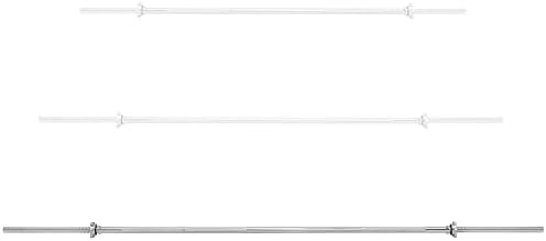 Philosophy Gym 1" Standard Weightlifting Barbell - Strong and Durable for Home or Commercial Use - Suitable for Powerlif