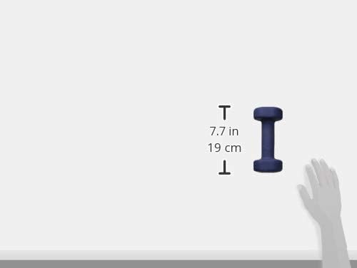 Yes4All Neoprene Coated Dumbbell Hand Weights for Home Workout - Multiple Weight Options with 15 Colors, Anti-Roll, Ant