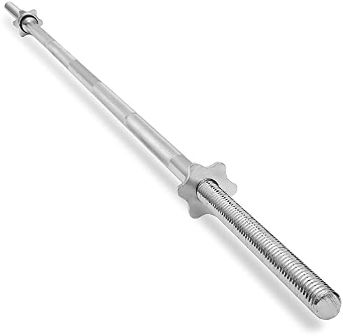 Philosophy Gym 1" Standard Weightlifting Barbell - Strong and Durable for Home or Commercial Use - Suitable for Powerlif