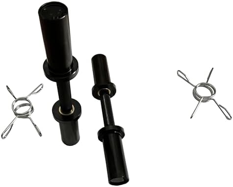Qibylift Olympic Dumbbell Handles Loadable Dumbbell Bars Set Of 2 Fit 2 Inch Weight Plates Ideal For Home Gym Strength T
