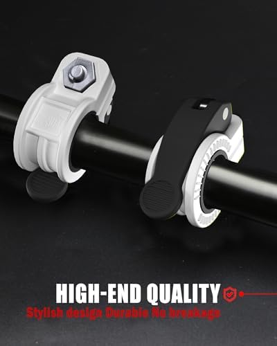Multi-Size Adjustable Barbell Collar - Quick Release Weight Clips Pair for Dumbbell Bar - 1 inch Barbell Clamps | 1 inc