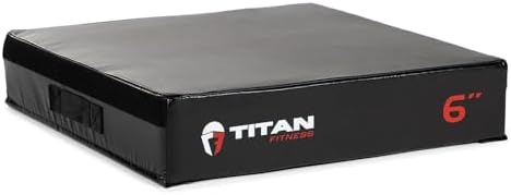 Titan Fitness 6" Stackable Soft Foam Plyometric Box for Home Gym Training Titan Fitness 6" Stackable Soft Foam Plyomet