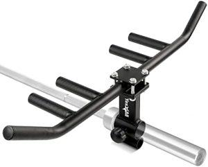 Yes4All 550LBS Multi-Grip Rowing Landmine Handle - T Bar LAT, Viking Press for 1 & 2" Bar - Sturdy Design, Easy to Insta