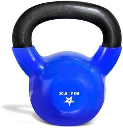 Yes4All 5-100 LB Kettlebells for Home Gym Exercises Fitness Full Body Workout Equipment