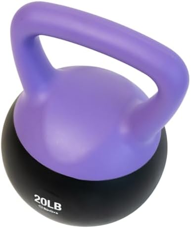 Bintiva Soft Kettlebells Sea and Iron Sand Filled Weights - Fitness Equipment for Women and Men - Color Coded Kettle Bel