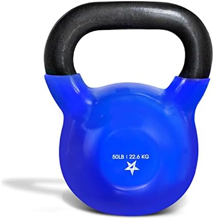 Yes4All 5-100 LB Kettlebells for Home Gym Exercises Fitness Full Body Workout Equipment