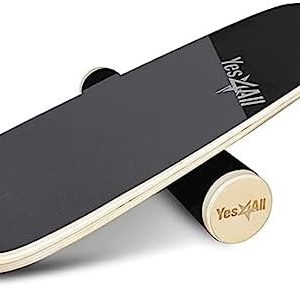 Yes4All Balance Board Sports Trainer for Core Strength and Balance Improvement | Yes4All Surf Trainer Board with Adjust