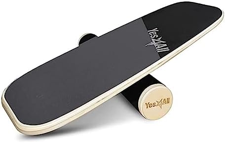 Yes4All Balance Board Sports Trainer for Core Strength and Balance Improvement | Yes4All Surf Trainer Board with Adjust