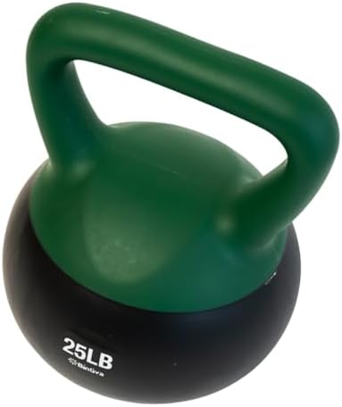 Bintiva Soft Kettlebells Sea and Iron Sand Filled Weights - Fitness Equipment for Women and Men - Color Coded Kettle Bel