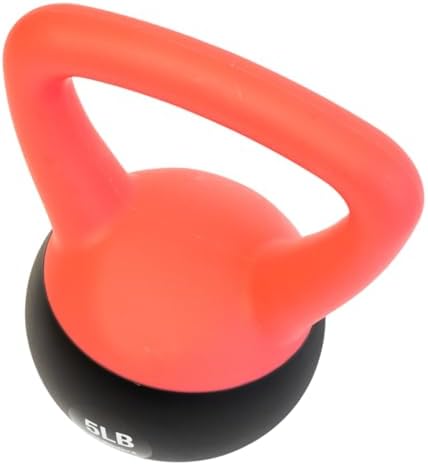 Bintiva Soft Kettlebells Sea and Iron Sand Filled Weights - Fitness Equipment for Women and Men - Color Coded Kettle Bel
