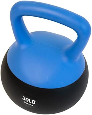 Bintiva Soft Kettlebells Sea and Iron Sand Filled Weights - Fitness Equipment for Women and Men - Color Coded Kettle Bel