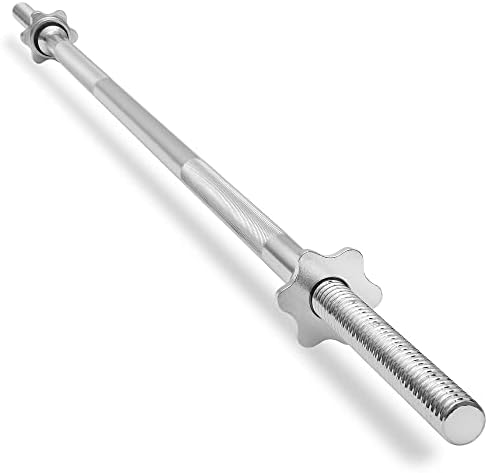 Philosophy Gym 1" Standard Weightlifting Barbell - Strong and Durable for Home or Commercial Use - Suitable for Powerlif