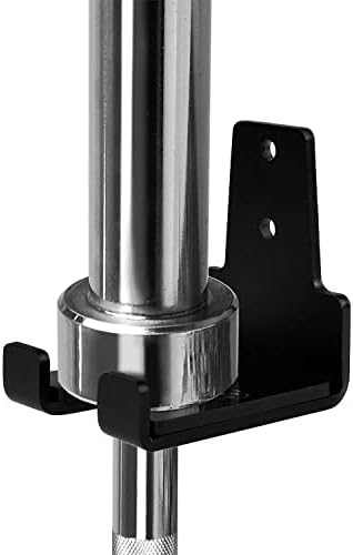 Yes4All Vertical Wall Mounted Olympic Barbell Holder for Home Gym Storage | Yes4All Hanging Barbell Rack with Barbell S