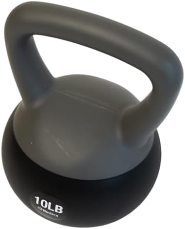 Bintiva Soft Kettlebells Sea and Iron Sand Filled Weights - Fitness Equipment for Women and Men - Color Coded Kettle Bel