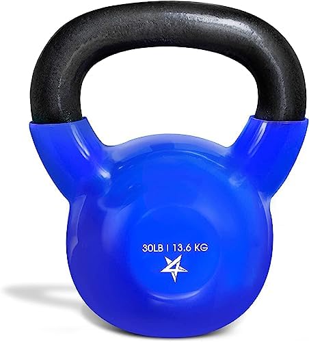 Yes4All 5-100 LB Kettlebells for Home Gym Exercises Fitness Full Body Workout Equipment