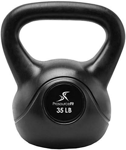ProsourceFit Vinyl Plastic Kettlebell for Home Gym Beginneralsy ProsourceFit Vinyl Plastic Kettlebell for Home Workouts