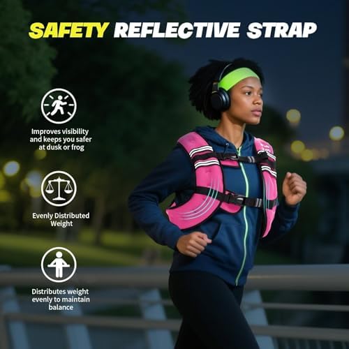 Weighted Vest Women 6lb/8lb/12lb/16lb/20lb/25lb/30lb for Walking Strength Training Running Fitness Weighted Vest Women f
