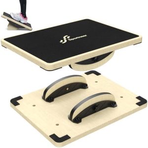 Sportneer 2-in-1 Balance Board - Adjustable Wobble & Slant Board for Core Strength and Stretching | Sportneer 2-in-1 Ba