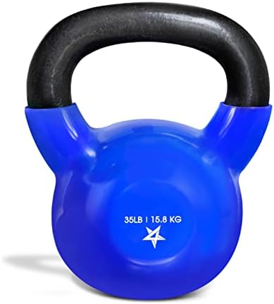 Yes4All 5-100 LB Kettlebells for Home Gym Exercises Fitness Full Body Workout Equipment