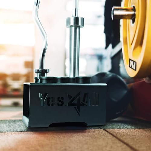 Yes4All Vertical Storage Rack for Home Gym and Fitness Lovers | Yes4All Barbell & Dumbbell Organizer with Vertical Stor