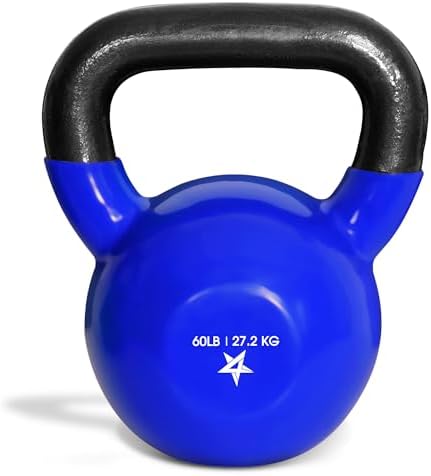 Yes4All 5-100 LB Kettlebells for Home Gym Exercises Fitness Full Body Workout Equipment