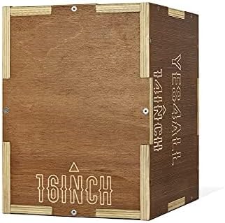 Yes4All Plyo Box, Strength Training equipment, Home Gym, Jumping, Lunges, Squats, Dips, 450 lbs, Smooth Edges, Wide Buil