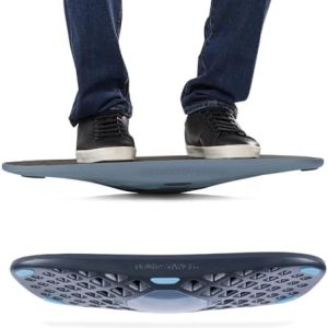 FluidStance Adult Standing Desk Balance Board for Anti-Fatigue Exercise - USA Made 360 Degree Wobble Board to Increase F