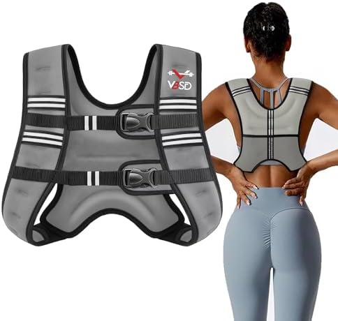 Weighted Vest Women 6lb/8lb/12lb/16lb/20lb/25lb/30lb for Walking Strength Training Running Fitness Weighted Vest Women f