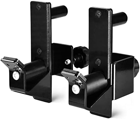 Yes4All Heavy Duty Barbell Holders J-Hooks & Attachments for 2x2 & 3x3 Power Racks – Ideal for Home Gympaginate - Image 8