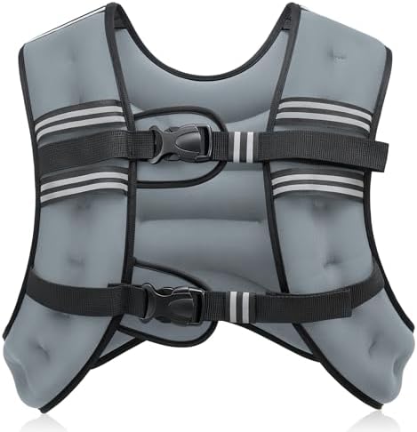 ZELUS 6lb Weight Vest for Workout and Strength Training | ZELUS ReflectiveWeight Vest for Running and Fitness | ZELUS 1