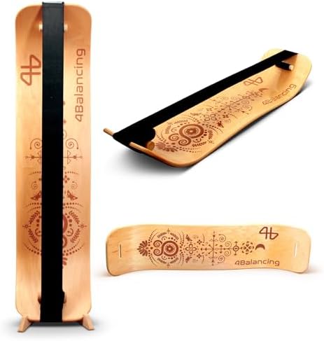 Adult Standing Desk Balance Board Exercise Equipment for Yoga and strength training | Slackboard Balancing Trainer for