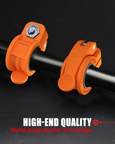 Multi-Size Adjustable Barbell Collar - Quick Release Weight Clips Pair for Dumbbell Bar - 1 inch Barbell Clamps | 1 inc