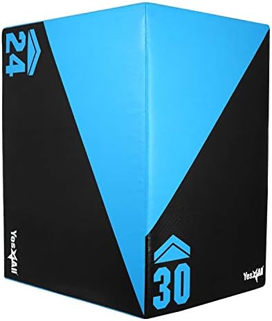 Yes4All 3 in 1 Foam Plyometric Jump Box - Fitness Workout for Training & Conditioning