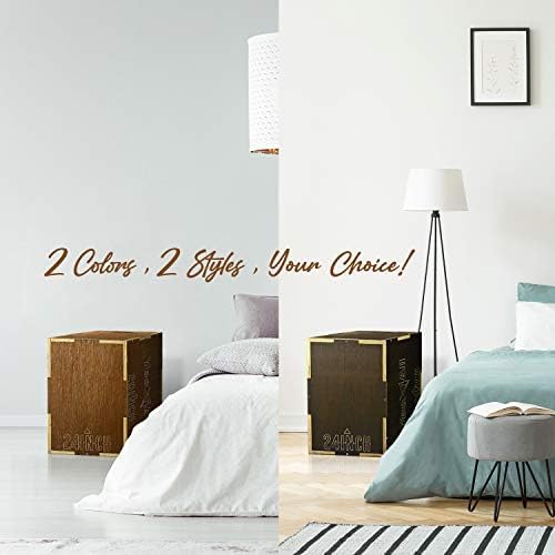 Yes4All Plyo Box, Strength Training equipment, Home Gym, Jumping, Lunges, Squats, Dips, 450 lbs, Smooth Edges, Wide Buil