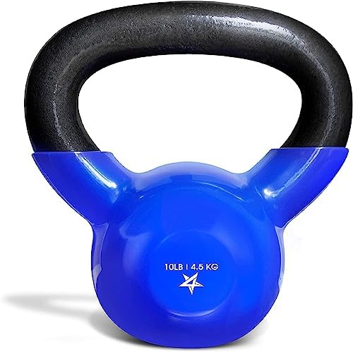 Yes4All 5-100 LB Kettlebells for Home Gym Exercises Fitness Full Body Workout Equipment