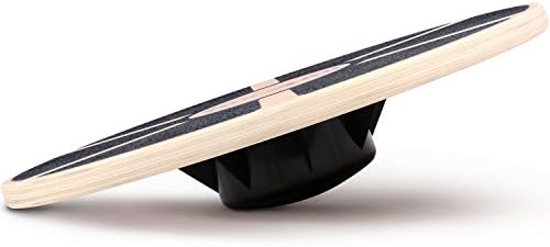 Yes4All Wobble Balance Board Training Plank for Balance Training Yoga Exercise Portable and Compact