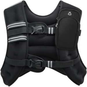 ZELUS 6lb Weight Vest for Workout and Strength Training | ZELUS ReflectiveWeight Vest for Running and Fitness | ZELUS 1
