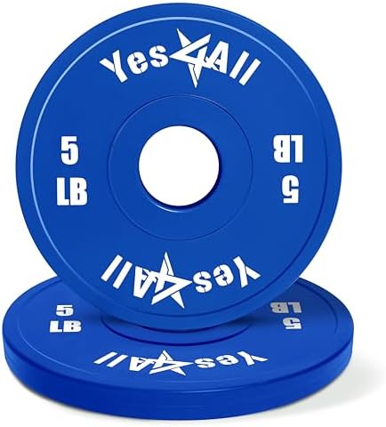 Yes4All Fractional Weight Plates Set for Dumbbell and Olympic Barbell Weightlifting Yes4All Fractional Weight Plates