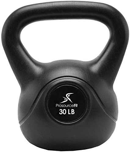 ProsourceFit Vinyl Plastic Kettlebell for Home Gym Beginneralsy ProsourceFit Vinyl Plastic Kettlebell for Home Workouts