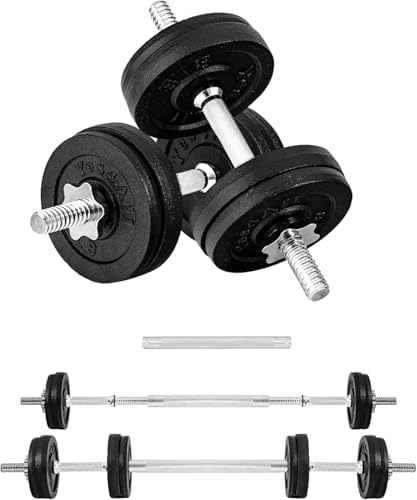 Yes4All Adjustable Dumbbell Set for Home Gym Workout Routines | Yes4All Star Lock Collar Adjustable Dumbbells Ideal for