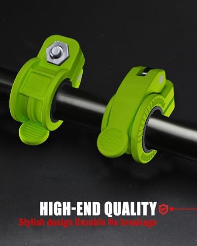 Multi-Size Adjustable Barbell Collar - Quick Release Weight Clips Pair for Dumbbell Bar - 1 inch Barbell Clamps | 1 inc