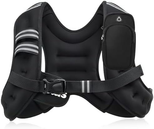 ZELUS 6lb Weight Vest for Workout and Strength Training | ZELUS ReflectiveWeight Vest for Running and Fitness | ZELUS 1