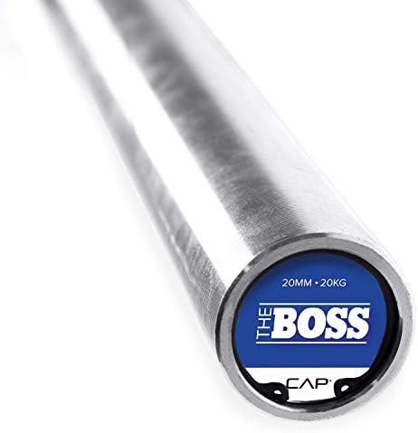CAP Barbell | Olympic Barbell | Fitness Enthusiasts | Gym & Home Workouts | Durable Construction | 7FT Length | 20mm Dia