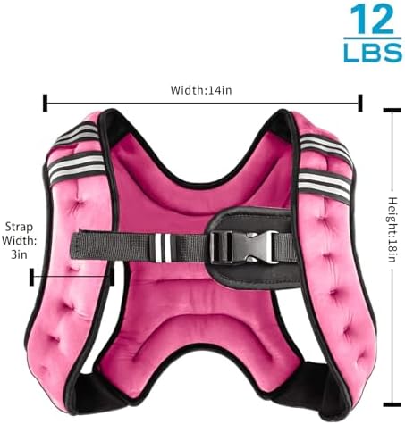 Henkelion Weighted Vest for Men Women Kids Weights Included