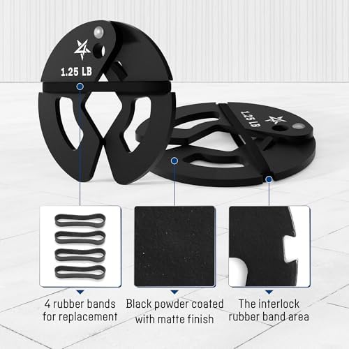 Yes4All Fractional Weight Plates Set for Dumbbell and Olympic Barbell Weightlifting Yes4All Fractional Weight Plates