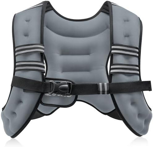 ZELUS 6lb Weight Vest for Workout and Strength Training | ZELUS ReflectiveWeight Vest for Running and Fitness | ZELUS 1