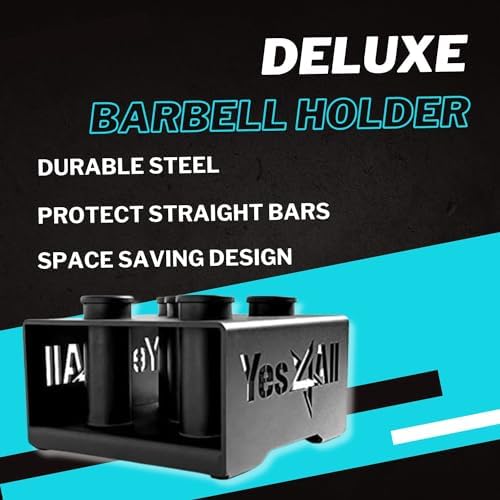 Yes4All Vertical Storage Rack for Home Gym and Fitness Lovers | Yes4All Barbell & Dumbbell Organizer with Vertical Stor