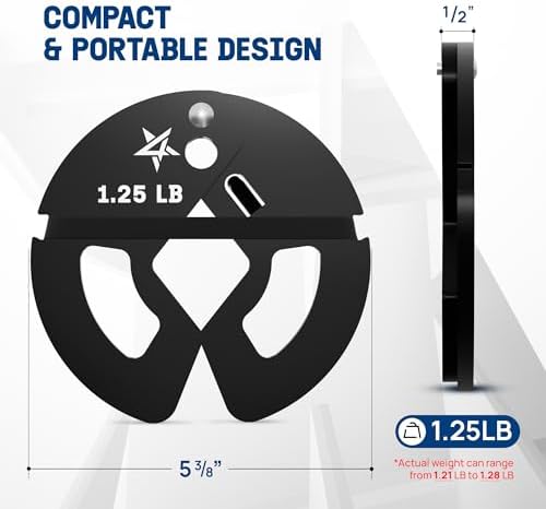 Yes4All Fractional Weight Plates Set for Dumbbell and Olympic Barbell Weightlifting Yes4All Fractional Weight Plates